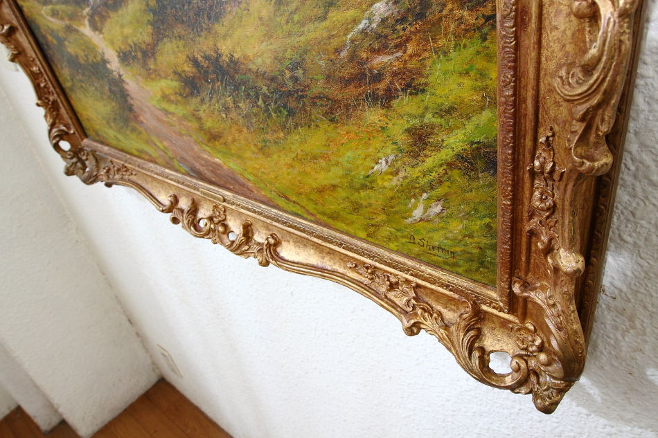 English Countryside in Autumn/Oil Painting