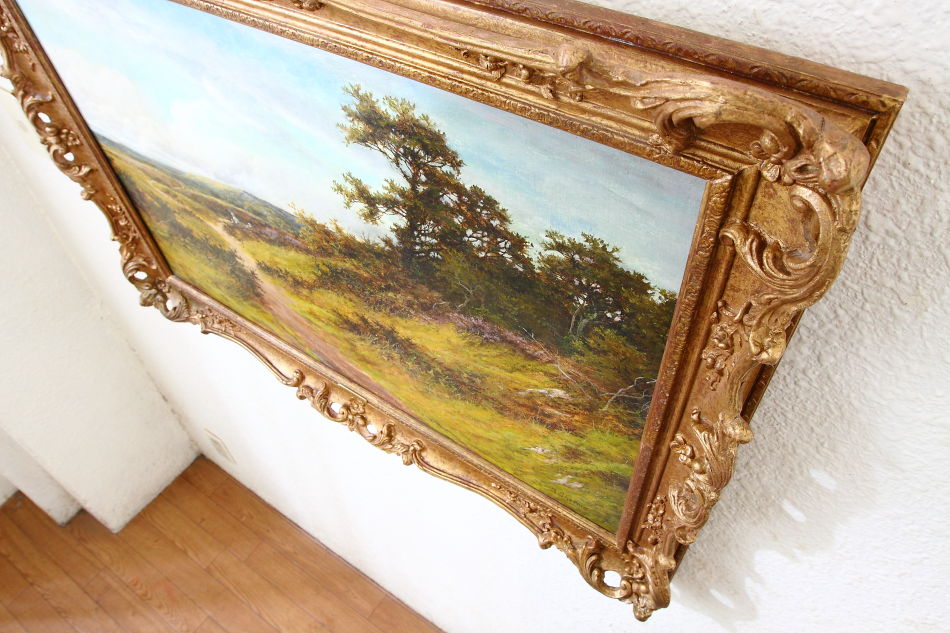 English Countryside in Autumn/Oil Painting