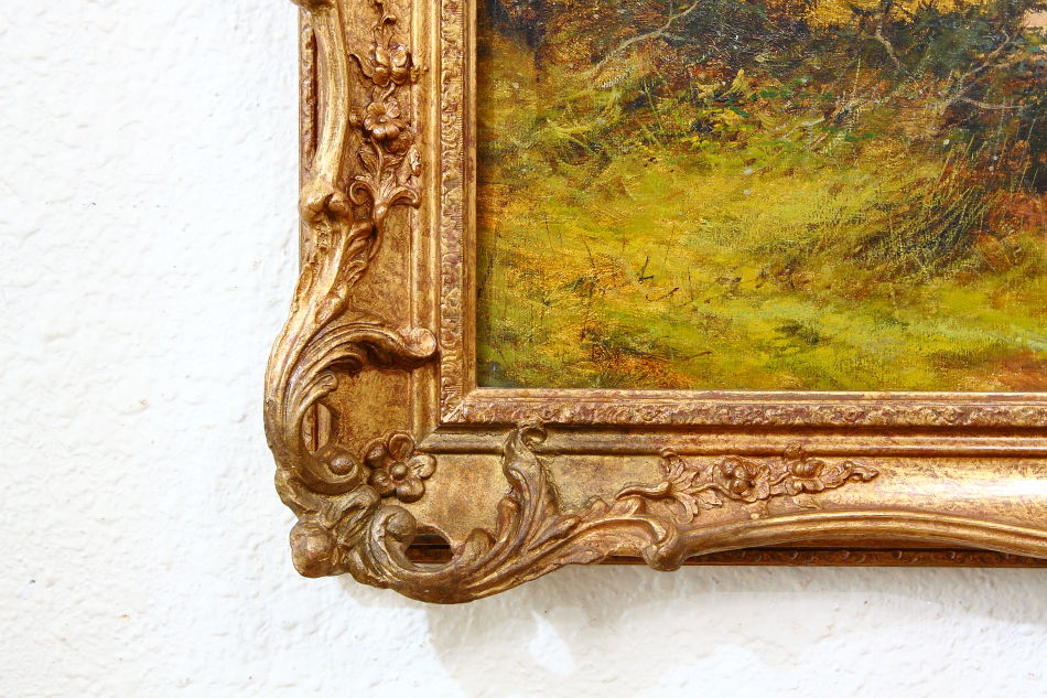 English Countryside in Autumn/Oil Painting