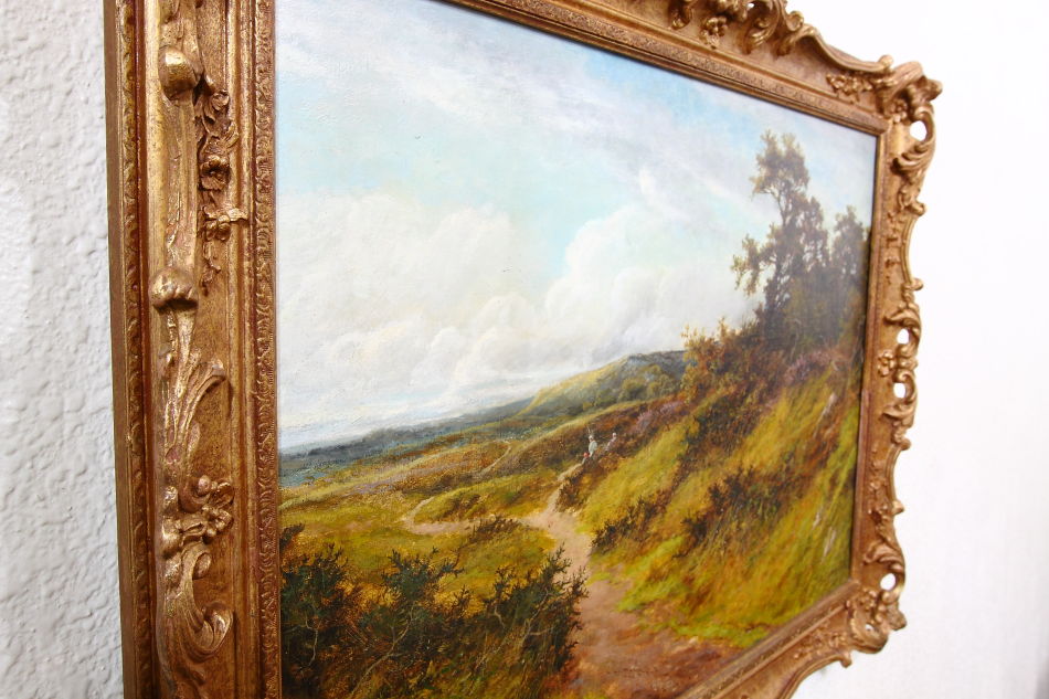 English Countryside in Autumn/Oil Painting