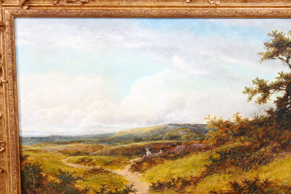 English Countryside in Autumn/Oil Painting