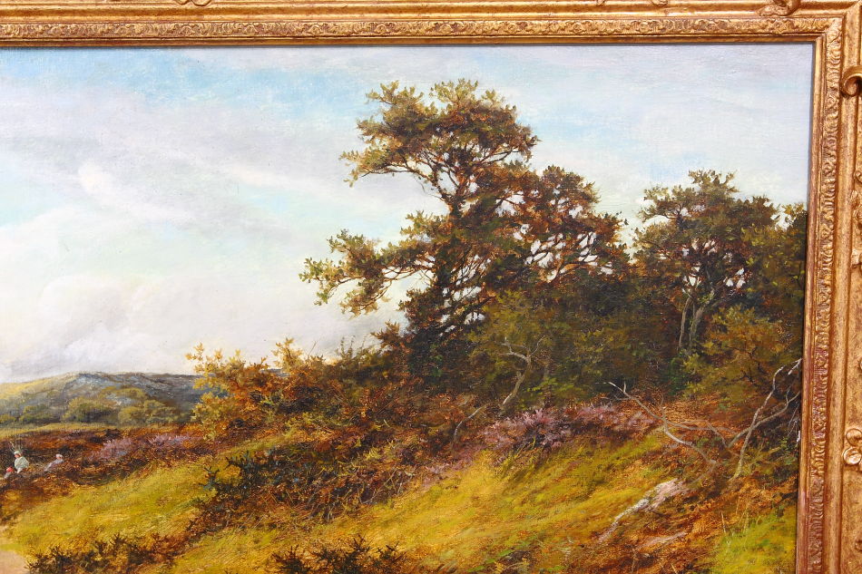 English Countryside in Autumn/Oil Painting