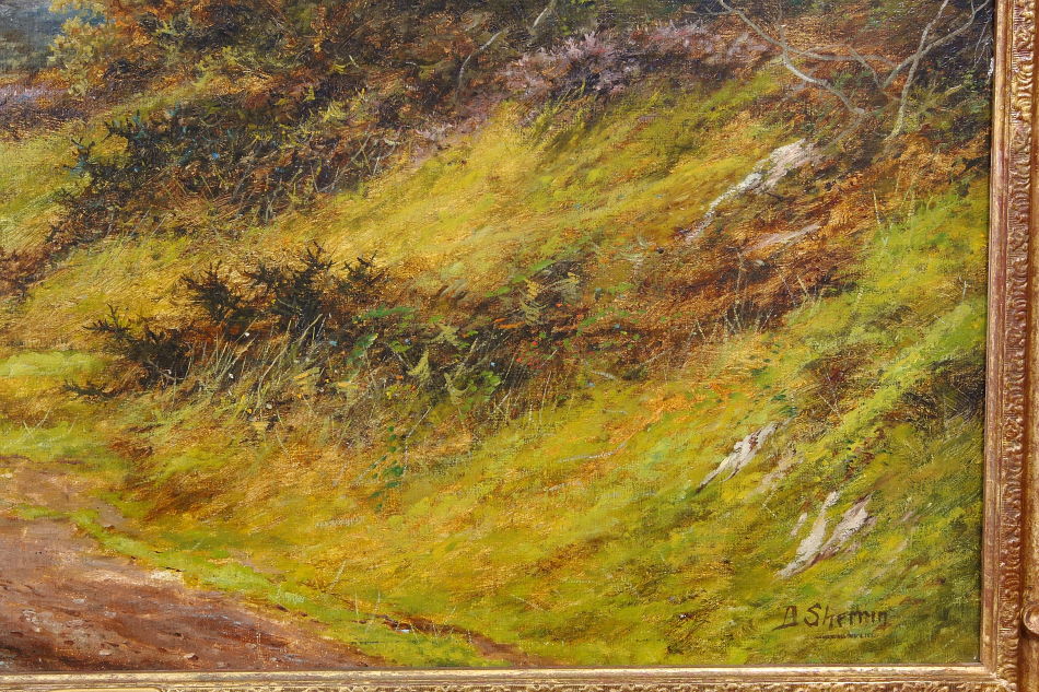 English Countryside in Autumn/Oil Painting
