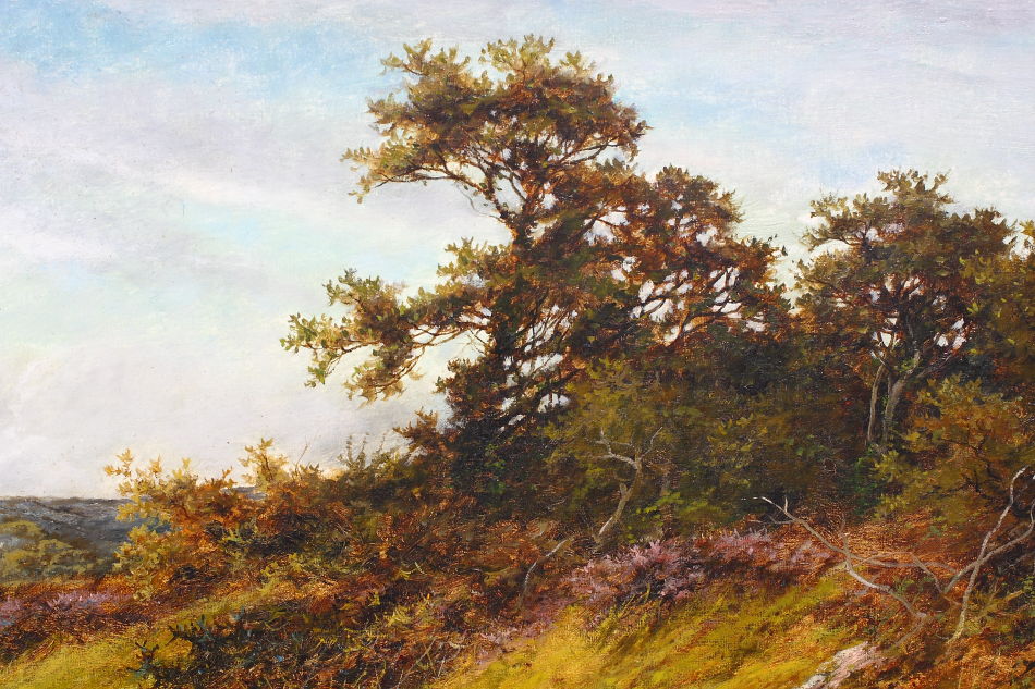 English Countryside in Autumn/Oil Painting