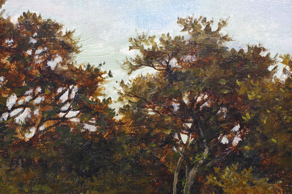 English Countryside in Autumn/Oil Painting