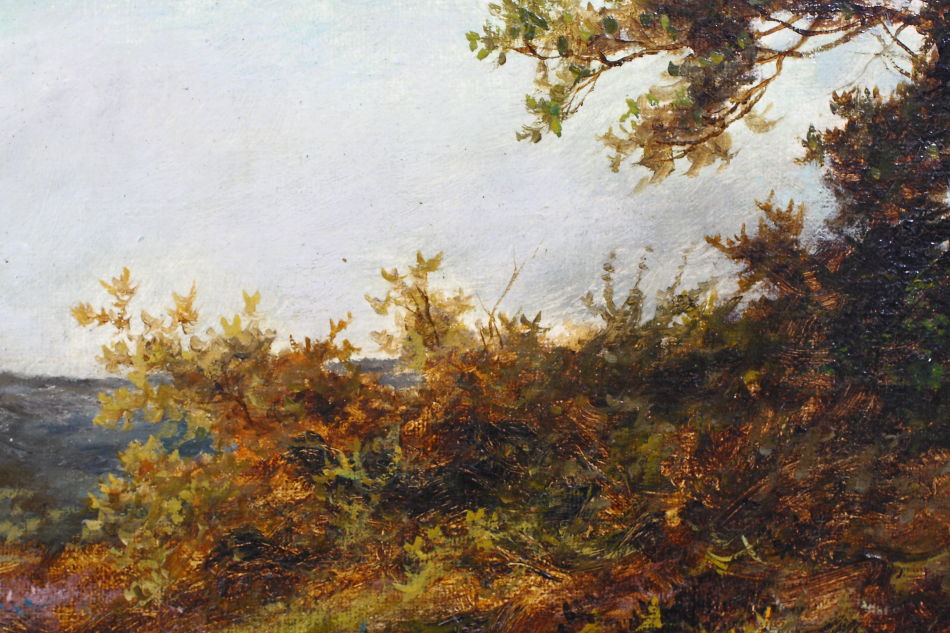 English Countryside in Autumn/Oil Painting
