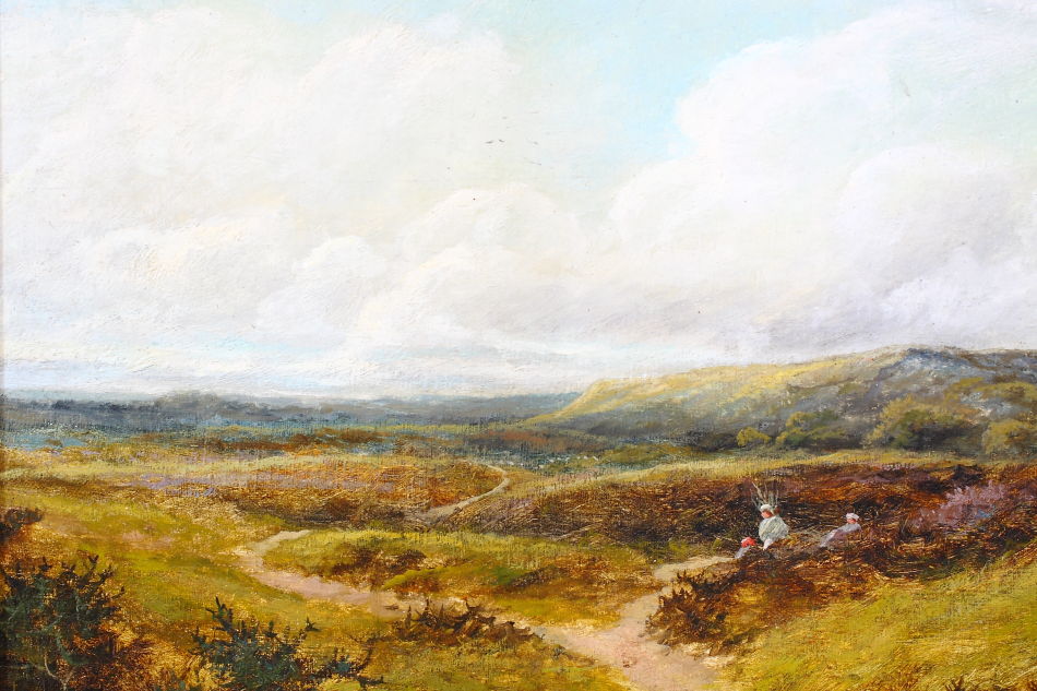 English Countryside in Autumn/Oil Painting