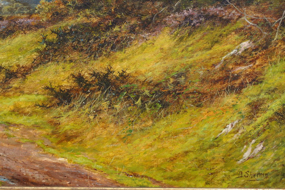 English Countryside in Autumn/Oil Painting