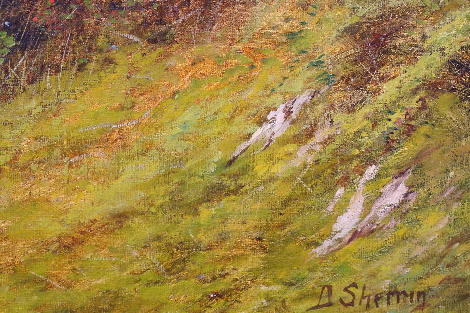 English Countryside in Autumn/Oil Painting