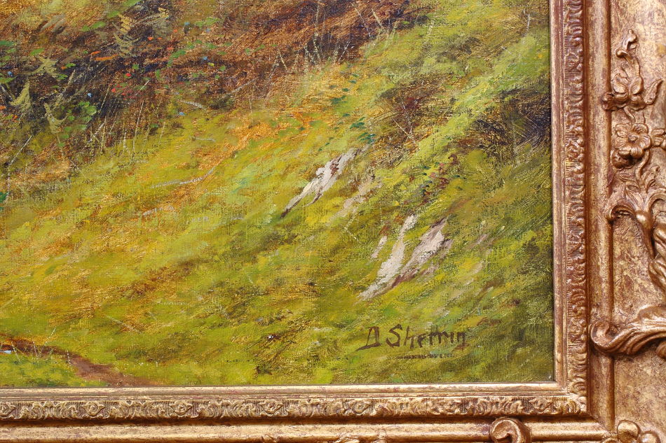 English Countryside in Autumn/Oil Painting
