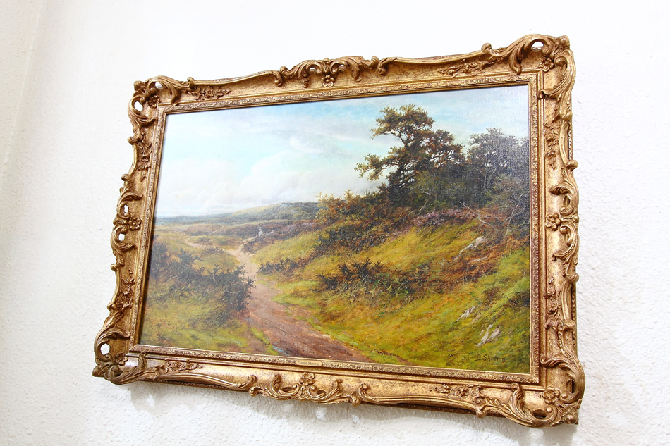 English Countryside in Autumn/Oil Painting