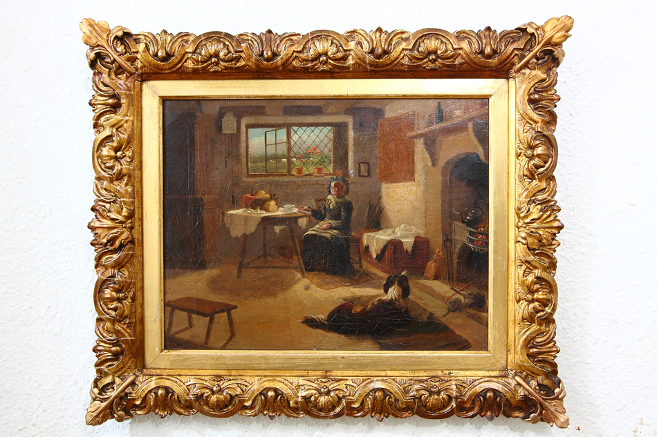 Thomas Faed / Oil Painting