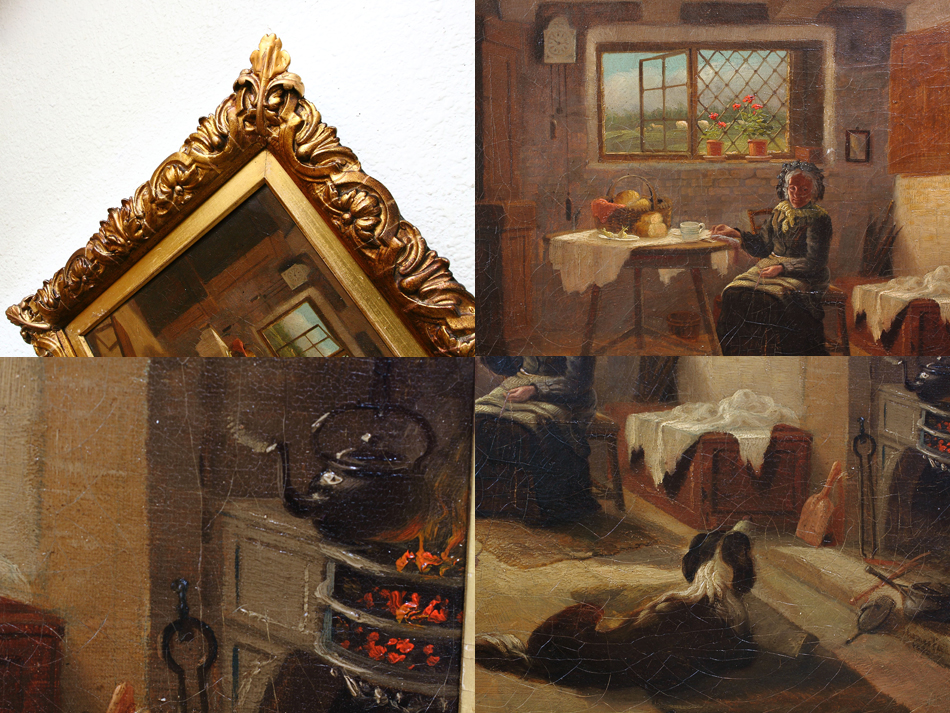Thomas Faed / Oil Painting