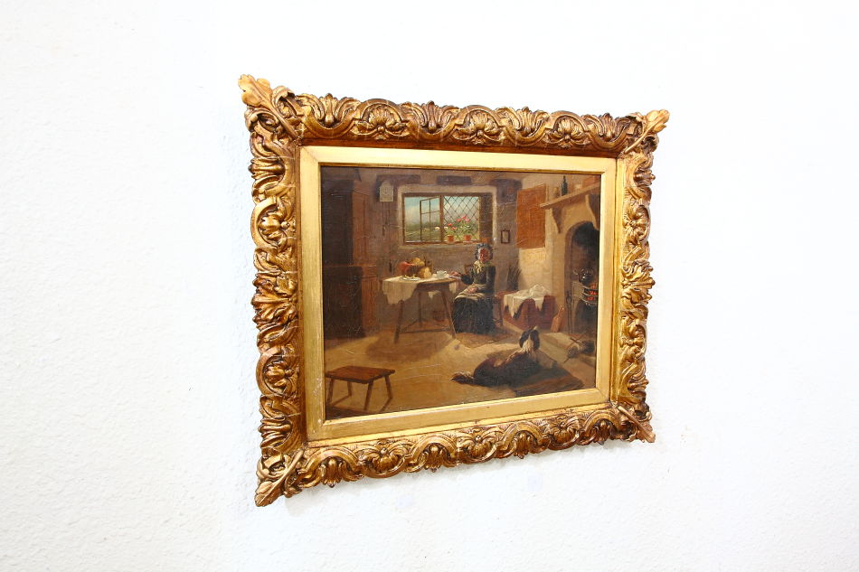 Thomas Faed / Oil Painting