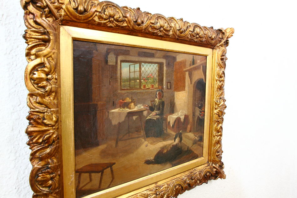 Thomas Faed / Oil Painting