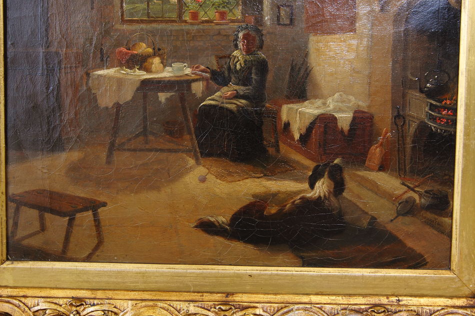 Thomas Faed / Oil Painting