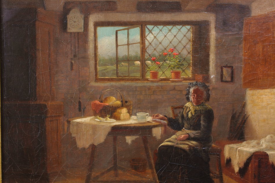 Thomas Faed / Oil Painting