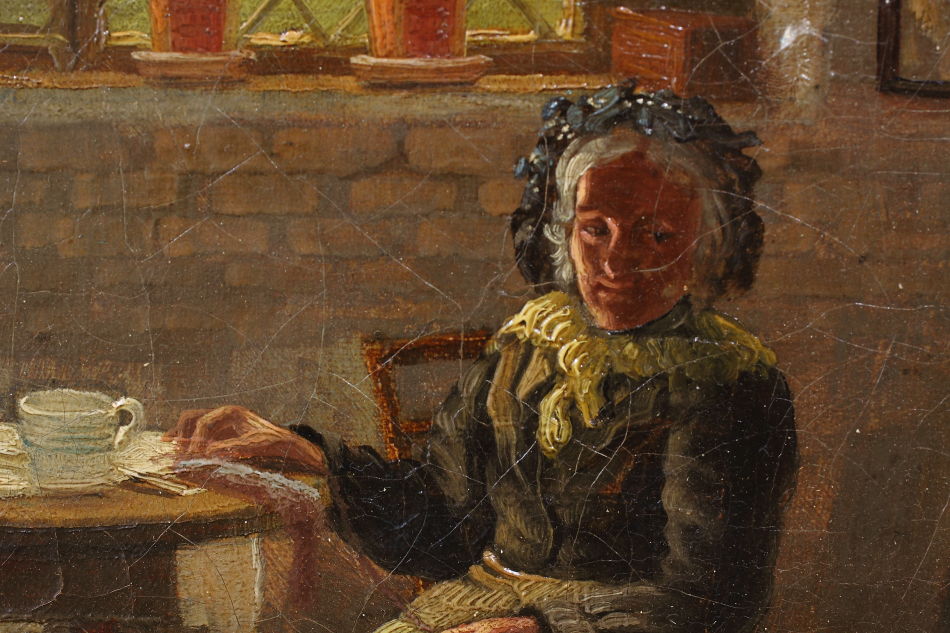 Thomas Faed / Oil Painting