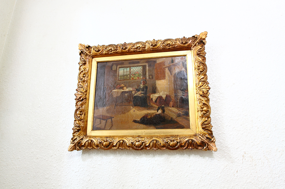 Thomas Faed / Oil Painting
