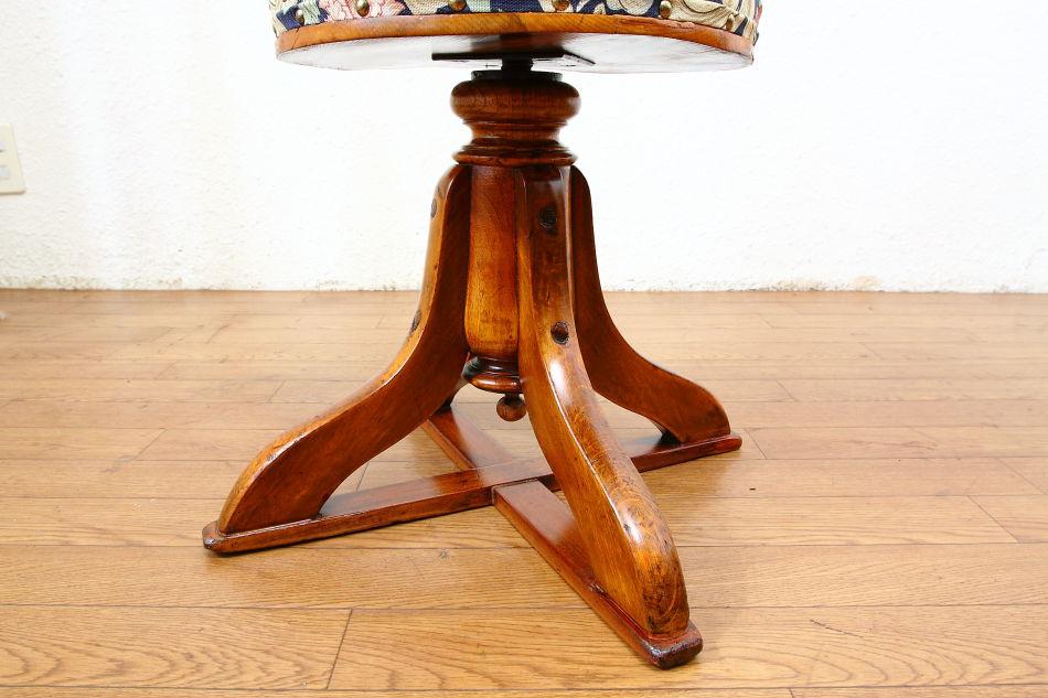和骨董WA-COTTOO 大正ロマンTAISHO-ROMANスタイル 丸椅子MARUISU 