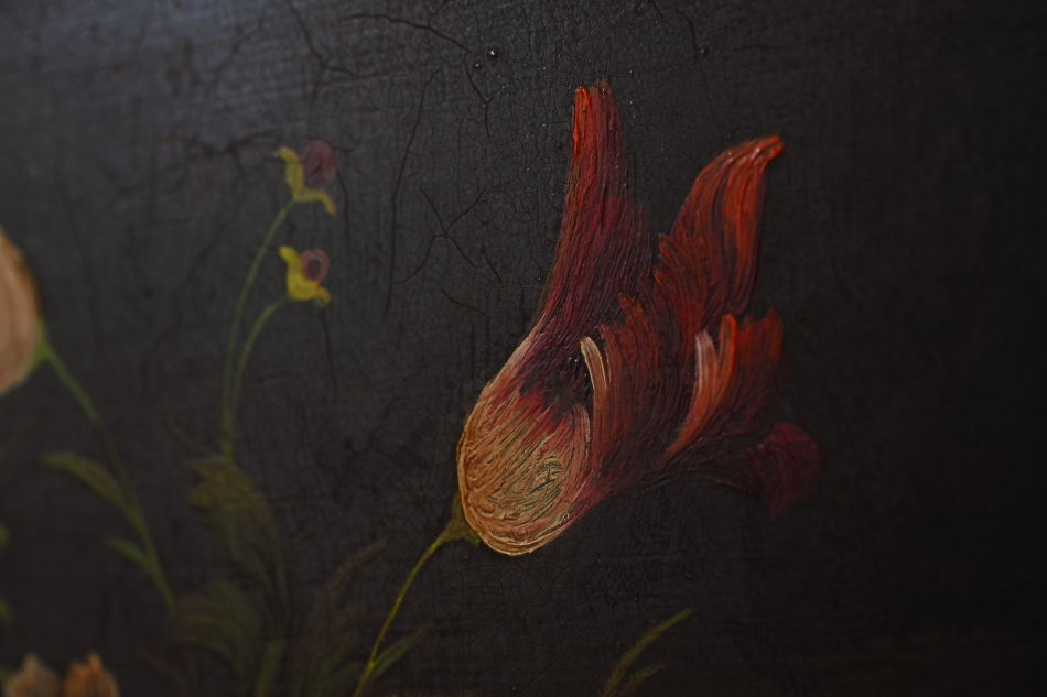 Flowers in a Vase / oil painting