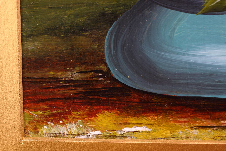 Roses in a Vase / Oil Painting 