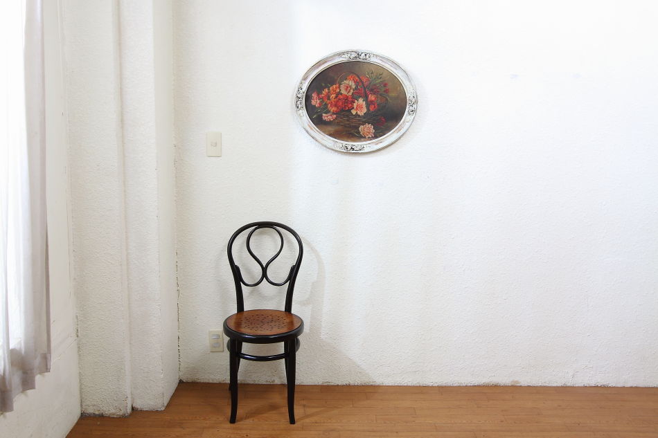 BASKET FLOWERS / oil painting