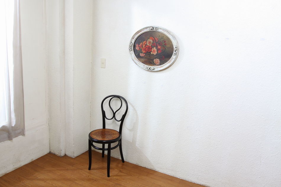 BASKET FLOWERS / oil painting