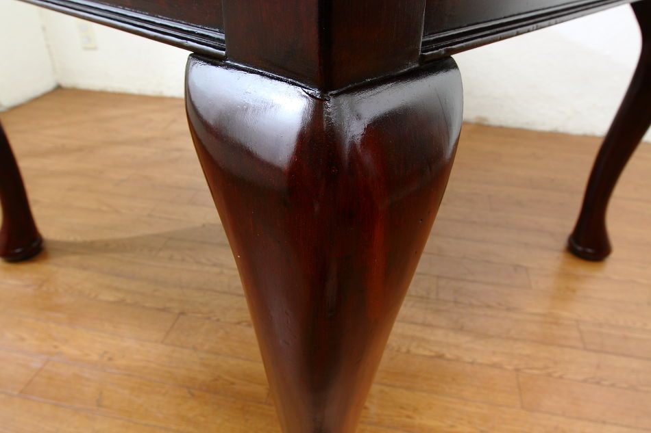 クイーンアンスタイル ラージドローリーフテーブル