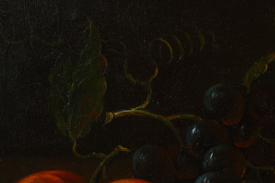 Fruit on a Ledge / Oil Painting 