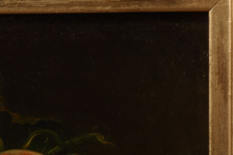 Fruit on a Ledge / Oil Painting 