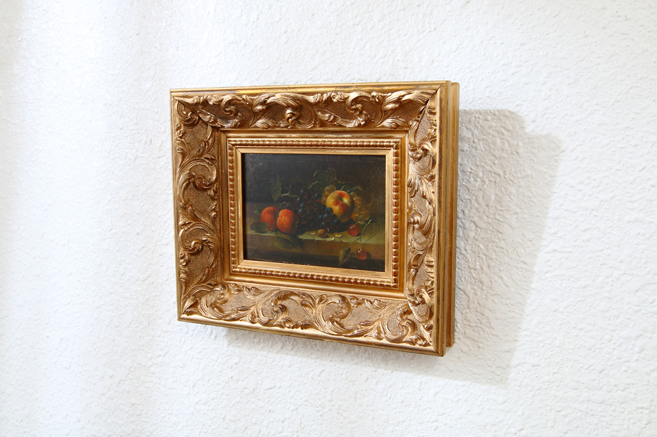 Fruit on a Ledge / Oil Painting 