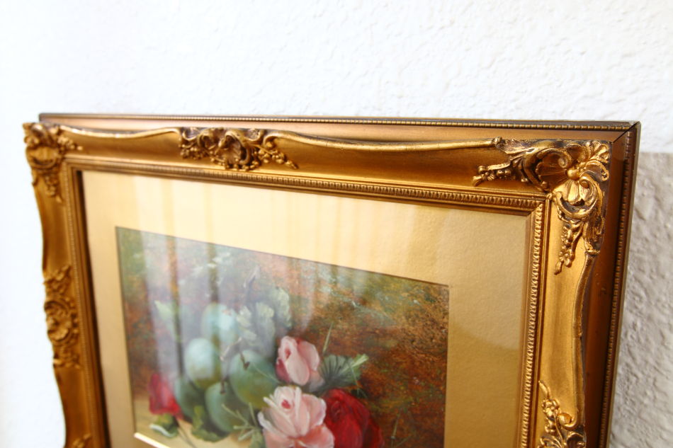 Fruits and flowers  / Oil Painting 