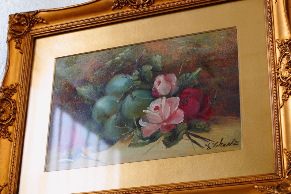 Fruits and flowers  / Oil Painting 