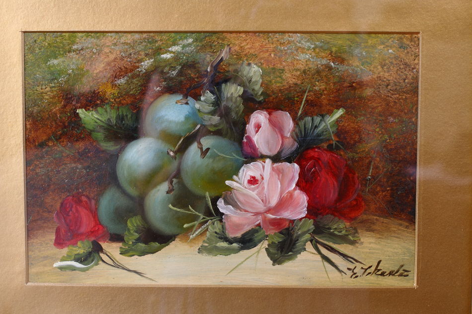 Fruits and flowers  / Oil Painting 