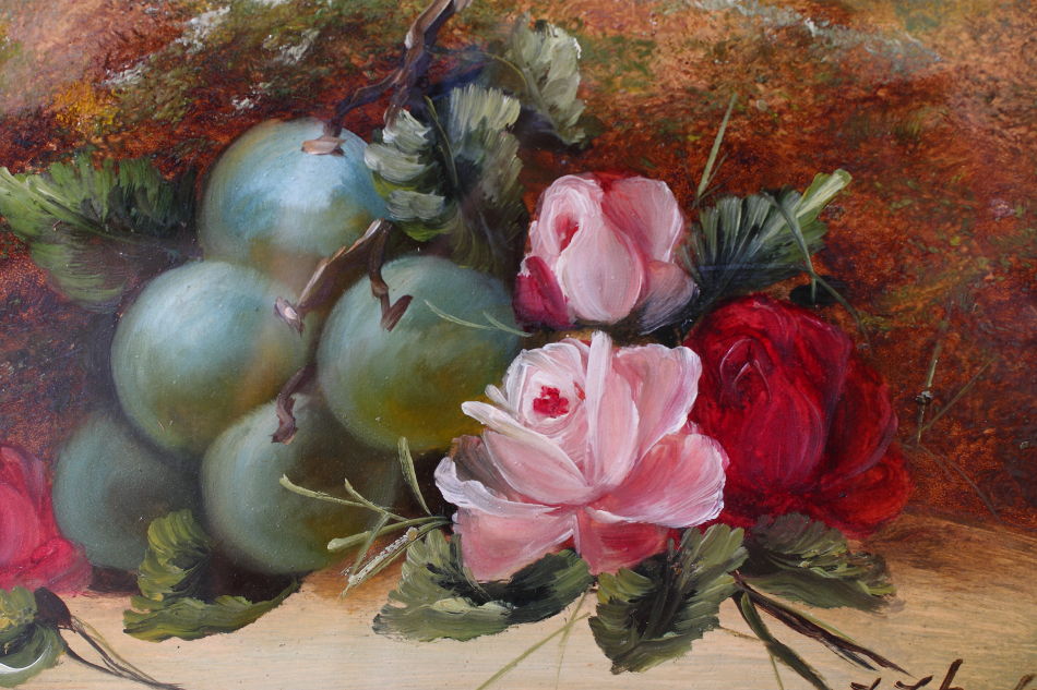 Fruits and flowers  / Oil Painting 