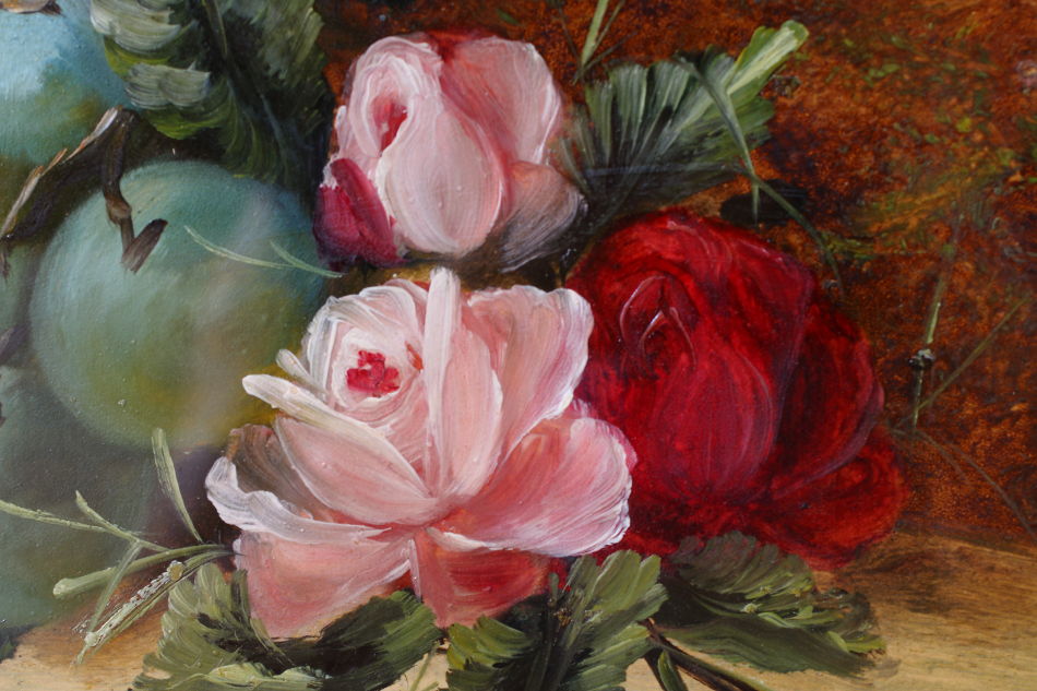 Fruits and flowers  / Oil Painting 