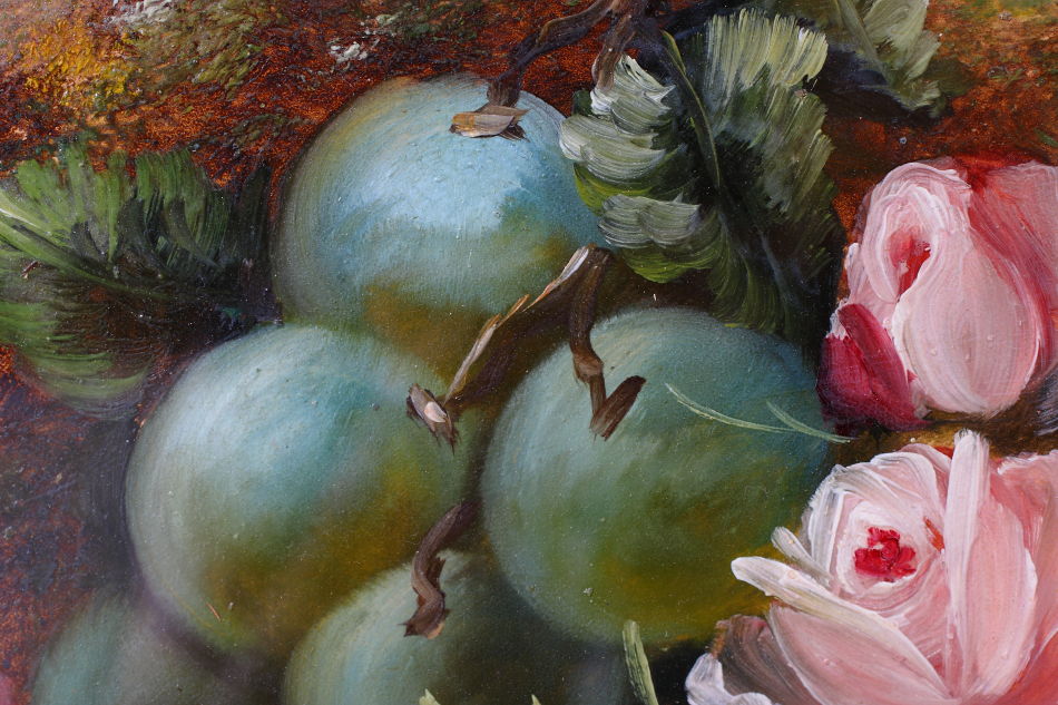 Fruits and flowers  / Oil Painting 