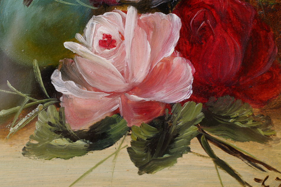 Fruits and flowers  / Oil Painting 