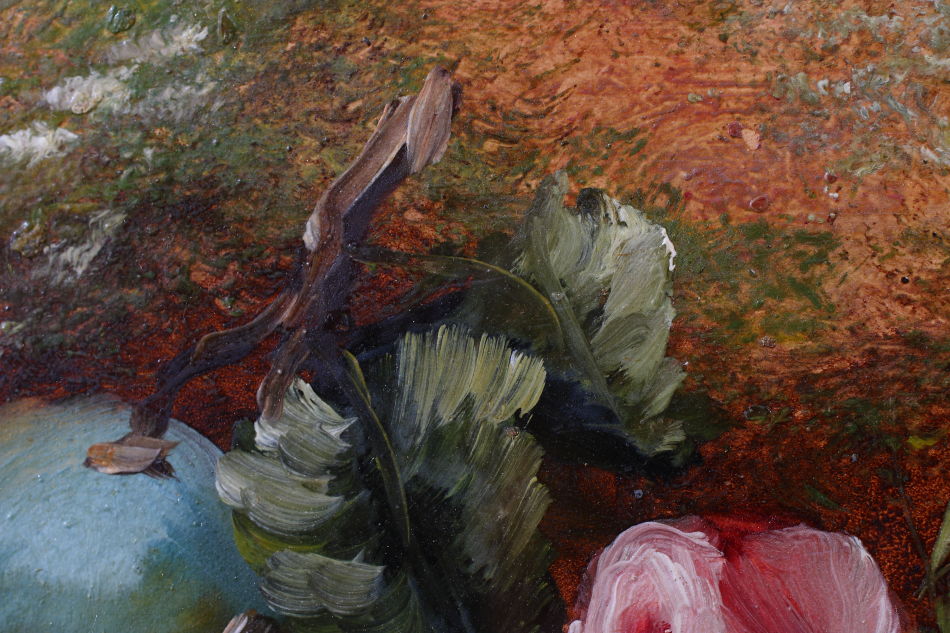 Fruits and flowers  / Oil Painting 