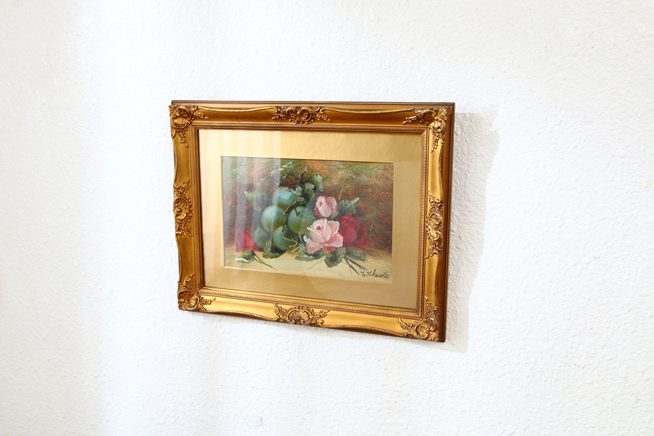 Fruits and flowers  / Oil Painting 
