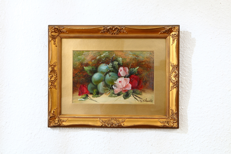 Fruits and flowers  / Oil Painting 