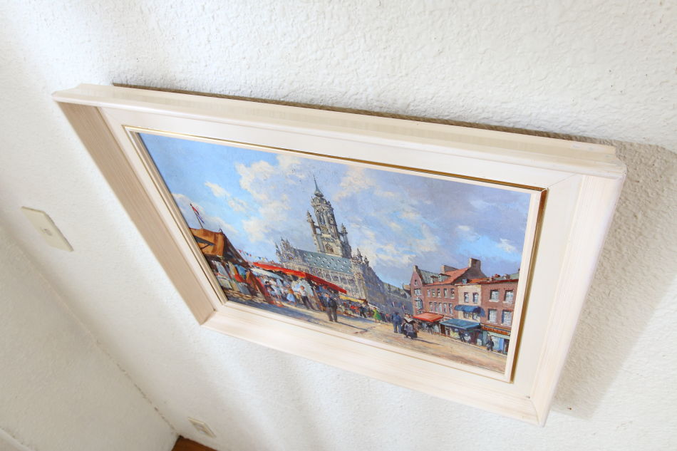 Market Day at MIDDELBURG / oil painting