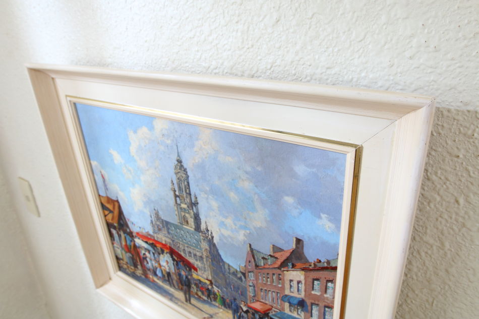 Market Day at MIDDELBURG / oil painting