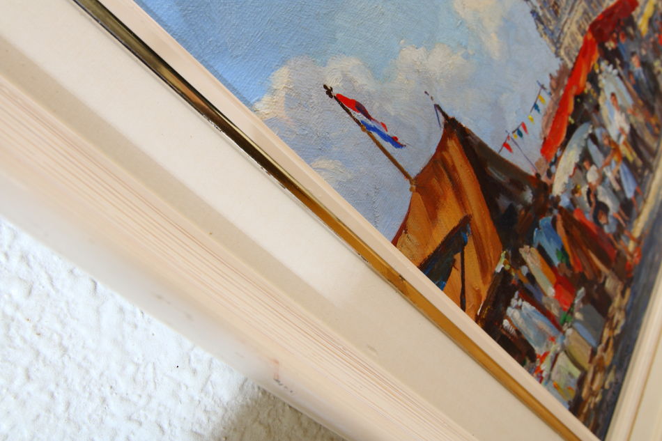 Market Day at MIDDELBURG / oil painting