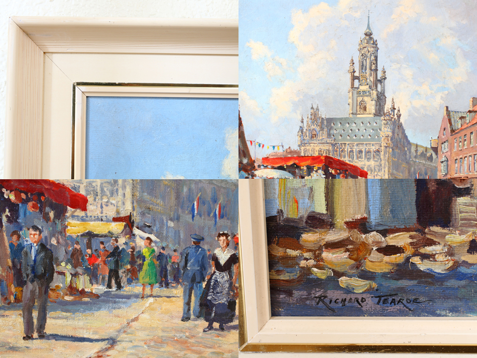 Market Day at MIDDELBURG / oil painting