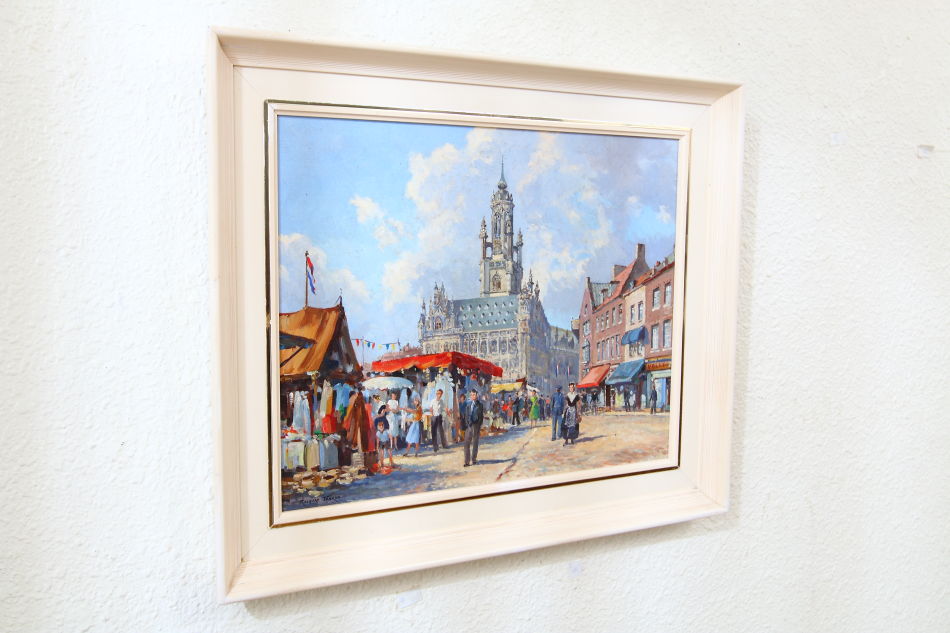 Market Day at MIDDELBURG / oil painting