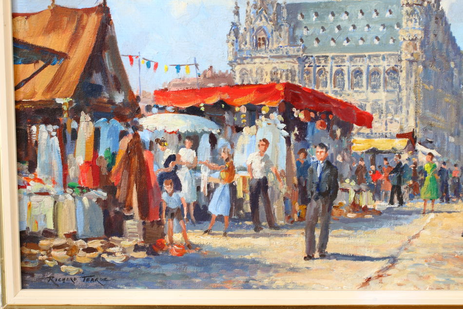 Market Day at MIDDELBURG / oil painting