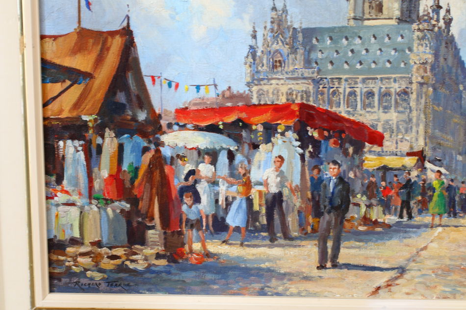 Market Day at MIDDELBURG / oil painting