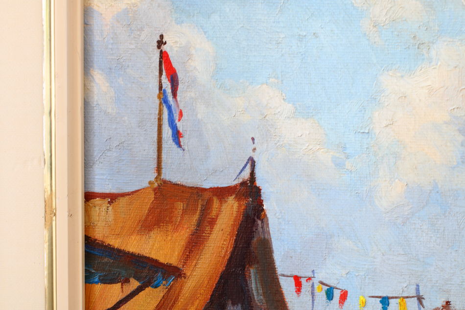 Market Day at MIDDELBURG / oil painting